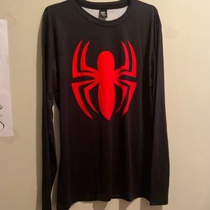 NWOT Spandex Spiderman Shirt (Bin C)